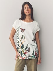 Multi - Top T-shirt Mancherons - Image 1 de 7