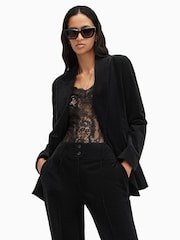 AllSaints Black Sevenh Cord Blazer - Image 1 of 10