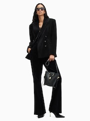 AllSaints Black Sevenh Cord Blazer - Image 2 of 10