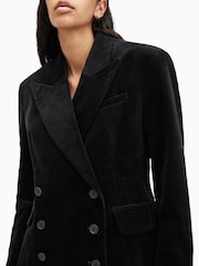 AllSaints Black Sevenh Cord Blazer - Image 3 of 10