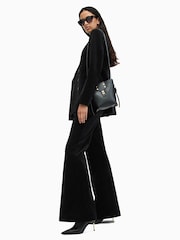 AllSaints Black Sevenh Cord Blazer - Image 5 of 10
