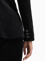 AllSaints Black Sevenh Cord Blazer - Image 8 of 10