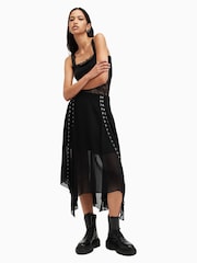 AllSaints Black Luna Skirt - Image 4 of 9