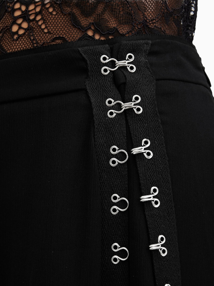 AllSaints Black Luna Skirt - Image 6 of 9