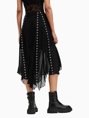 AllSaints Black Luna Skirt - Image 7 of 9