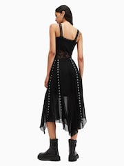 AllSaints Black Luna Skirt - Image 8 of 9