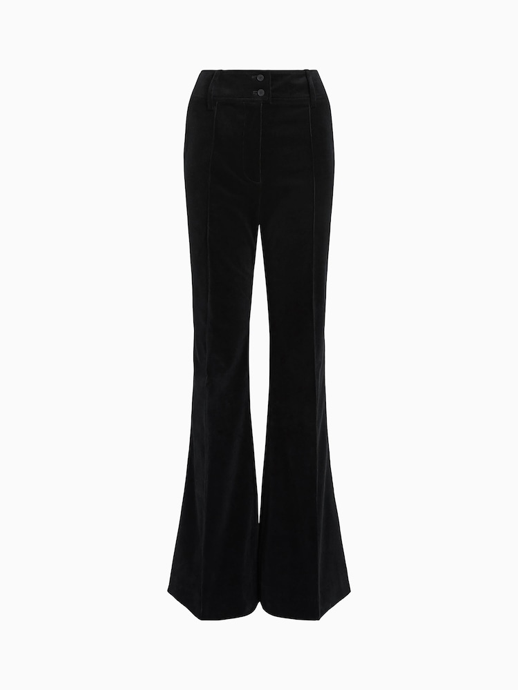 AllSaints Black Sevenh Corduroy Trousers - Image 8 of 8