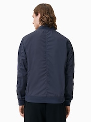 AllSaints Blue Ink Bassett Bomber Jacket - Image 6 of 8