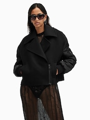 AllSaints Black Orla Jacket - Image 2 of 8