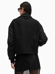 AllSaints Black Orla Jacket - Image 7 of 8