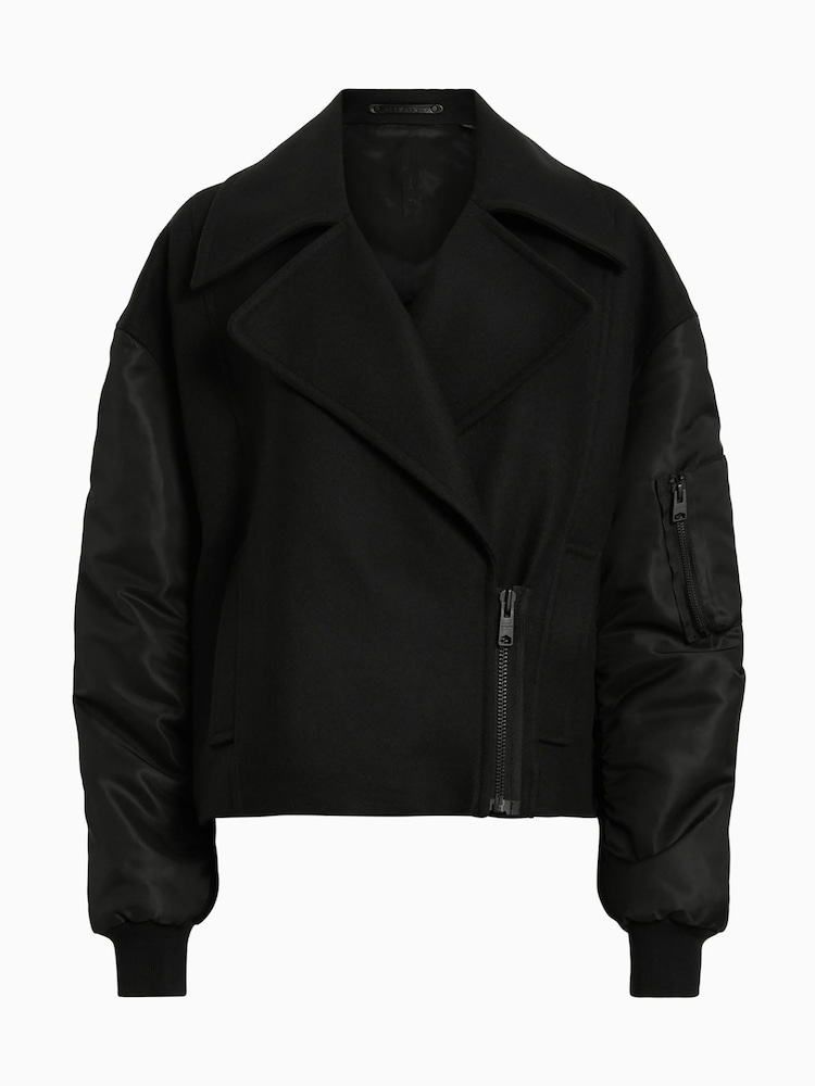 AllSaints Black Orla Jacket - Image 8 of 8