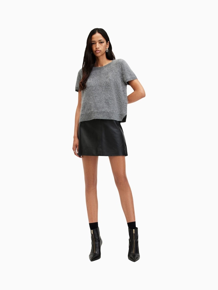 AllSaints Grey Rebel T-Shirt - Image 3 of 6
