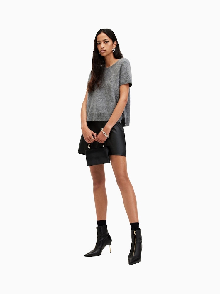 AllSaints Grey Rebel T-Shirt - Image 4 of 6