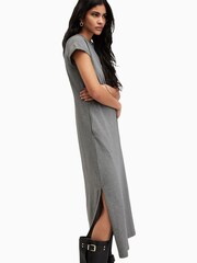 AllSaints Grey AllSaints Anna Maxi Dress - Image 2 of 5