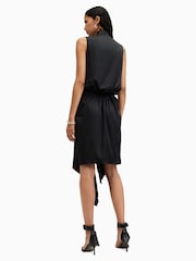 AllSaints Black Abi Lace Dress - Image 5 of 6