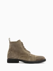 AllSaints Green Drago Suede Boots - Image 1 of 5