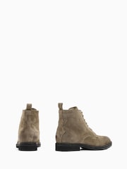 AllSaints Green Drago Suede Boots - Image 3 of 5