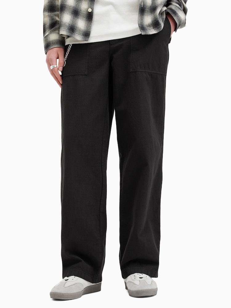 AllSaints Black Creek Trousers - Image 1 of 8 AllSaints Black Creek Trousers - Image 1 of 8