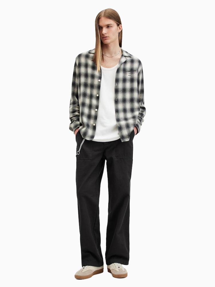 AllSaints Black Creek Trousers - Image 2 of 8 AllSaints Black Creek Trousers - Image 2 of 8
