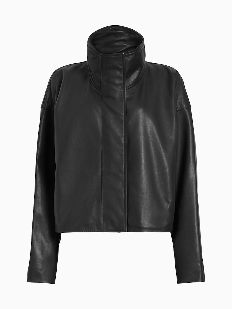 AllSaints Black Ryder Jacket - Image 10 of 10