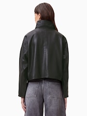 AllSaints Black Ryder Jacket - Image 5 of 10