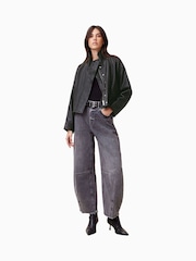 AllSaints Black Ryder Jacket - Image 8 of 10