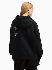 AllSaints Black Talon Diana Hoodie - Image 2 of 6