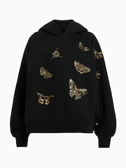 AllSaints Black Talon Diana Hoodie - Image 5 of 6