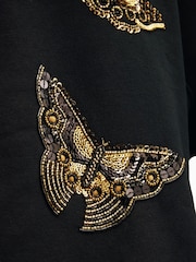 AllSaints Black Talon Diana Hoodie - Image 6 of 6