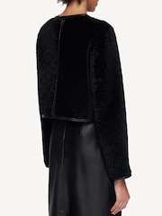 Joseph Black Maurice Reversible Shearling Leather Jacket - Image 2 of 7