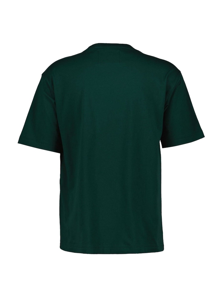 GANT Green Pocket Grpahic 100% Cotton T-Shirt - Image 5 of 5