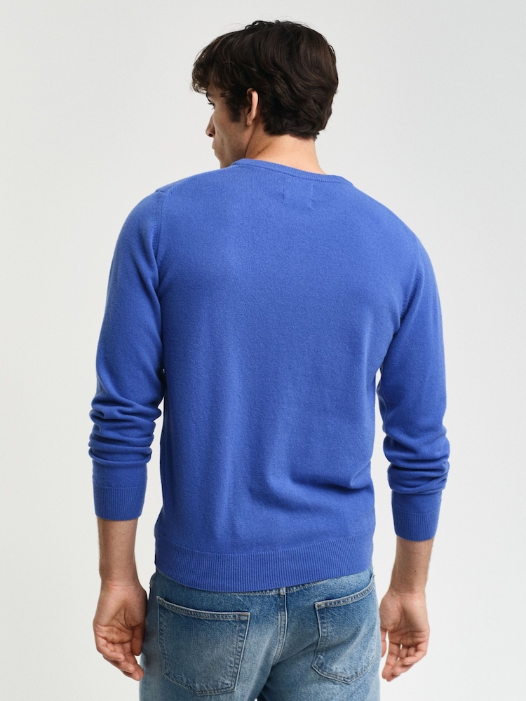 GANT – Pullover aus superfeiner Lammwolle mit Rundhalsausschnitt - Bild 2 von 4