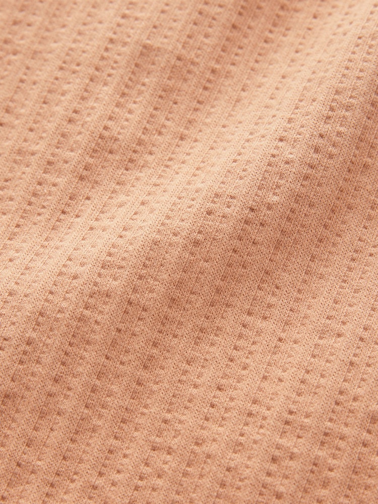 Neutral/Tan Frill Vest and Wide Leggings Set (3mths-7yrs) - Image 6 of 7