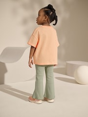 Pink Unicorn Short Sleeve T-Shirt and Flare Leggings Set (3mths-7yrs) - Image 3 of 8