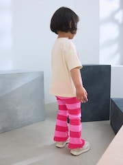 Pink Padded Picnic Characters Short Sleeve T-Shirt and Flare Leggings Set (3mths-7yrs) - Image 3 of 9