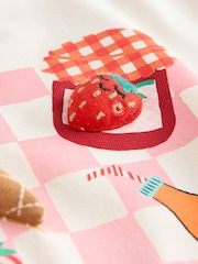 Pink Padded Picnic Characters Short Sleeve T-Shirt and Flare Leggings Set (3mths-7yrs) - Image 8 of 9