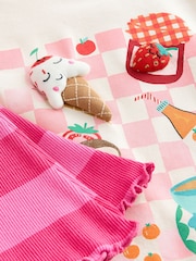 Pink Padded Picnic Characters Short Sleeve T-Shirt and Flare Leggings Set (3mths-7yrs) - Image 9 of 9