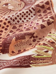 Ecru Leopard Short Sleeve T-Shirt and Cycle Shorts Set (3mths-7yrs) - Image 8 of 9