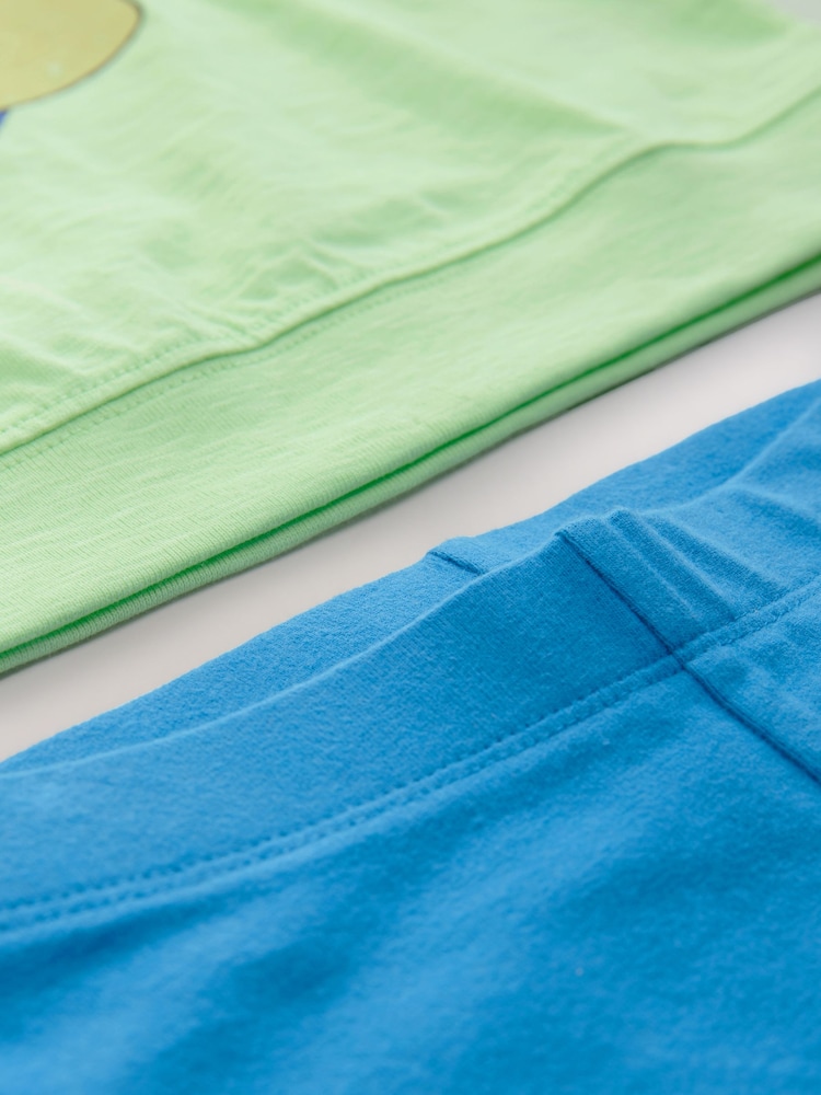 Green Bird Short Sleeve T-Shirt and Cycle Shorts Set (3mths-7yrs) - Image 9 of 9