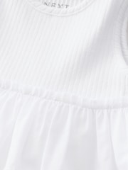 Cream Broderie Vest and Cycle Shorts Set (3mths-7yrs) - Image 7 of 8