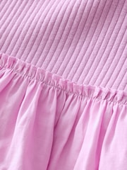 Lilac Purple Broderie Vest and Cycle Shorts Set (3mths-7yrs) - Image 8 of 8