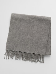 GANT Grey Unisex Wool Scarf - Image 3 of 3