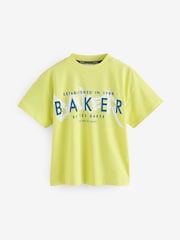 Футболка из 100% хлопка с принтом Baker by Ted Baker - Изображение 1 из 4