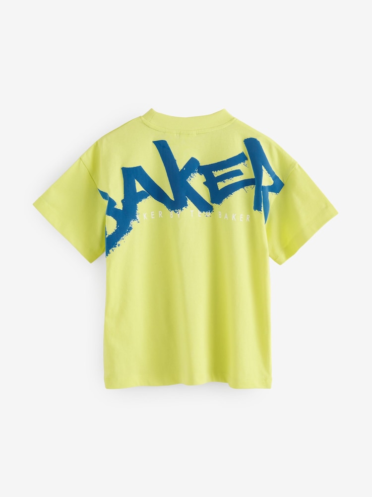 Футболка из 100% хлопка с принтом Baker by Ted Baker - Изображение 2 из 4