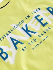 Футболка из 100% хлопка с принтом Baker by Ted Baker - Изображение 3 из 4