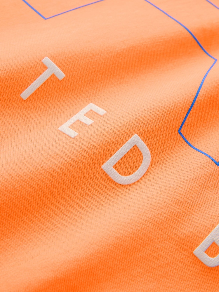 Naranja - Camiseta con estampado gráfico en la espalda de algodón 100% de Baker by Ted Baker - Imagen 5 de 5 Naranja - Camiseta con estampado gráfico en la espalda de algodón 100% de Baker by Ted Baker - Imagen 5 de 5