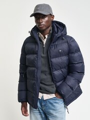 GANT Blue Active Cloud Jacket - Image 1 of 6