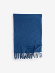 GANT Blue Unisex Wool Scarf - Image 3 of 3