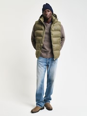 GANT Green Active Cloud Gilet - Image 3 of 6