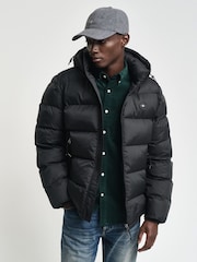 GANT Black Active Cloud Jacket - Image 1 of 6